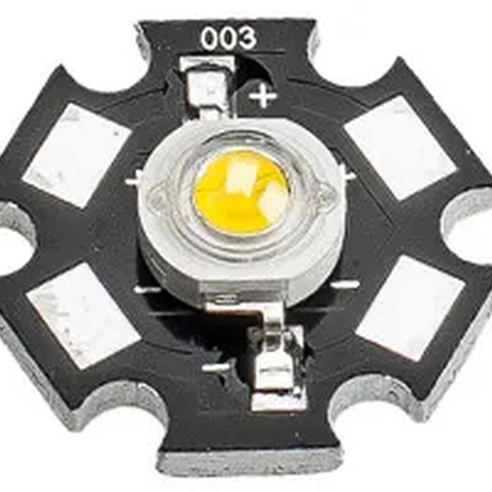 Мощный светодиод ES-STAR-1W Green (ANR, STAR type)