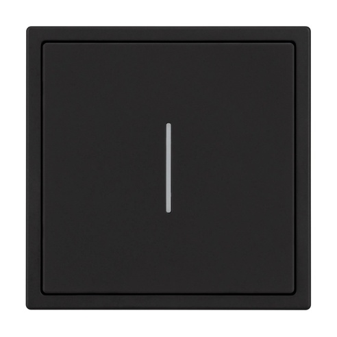 Механизм звонкового выключателя LED SWT-NOBE-MKR1-SFPL-L-BK (230V, 10A) (Arlight, Черный оникс)