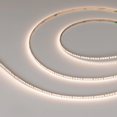 Лента светодиодная MICROLED-M240-4mm 24V Warm3500 (8 W/m, IP20, 2216, 5m) (Arlight, 130 лм/Вт)