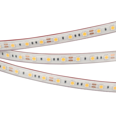 Лента RTW 2-5000PS 12V White6000 2x (5060, 300 LED, LUX) (Arlight, 14.4 Вт/м, IP67)