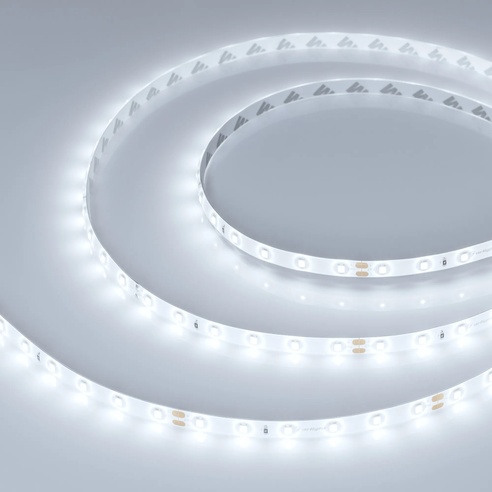 Лента светодиодная герметичная RTW-SE-A60-8mm 24V White6000 (7.2 W/m, IP65, 2835, 5m) (Arlight, 7.2 Вт/м, IP65)