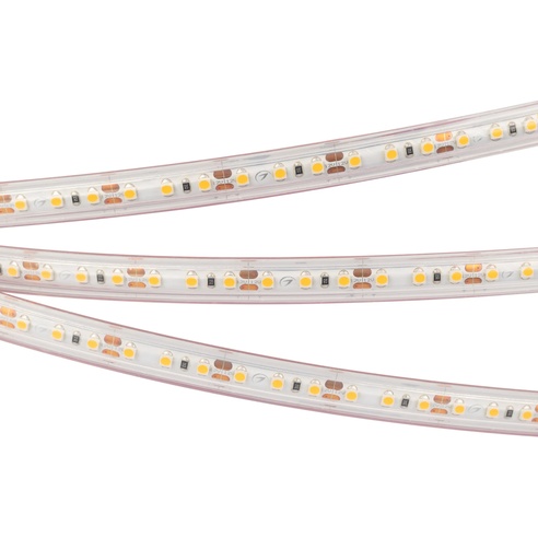 Лента светодиодная RTW 2-5000PS 12V Warm2700 2x (3528, 600 LED, LUX) (Arlight, 9.6 Вт/м, IP67)