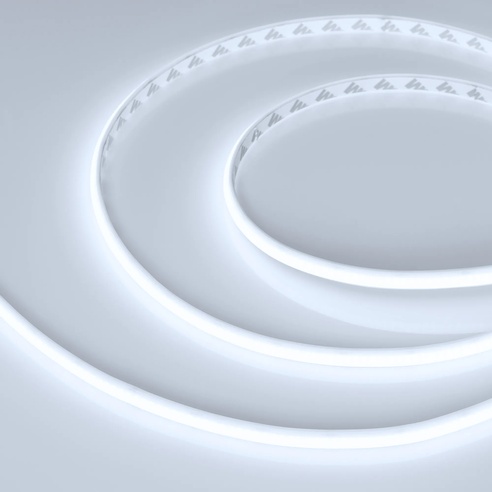 Лента светодиодная герметичная MICROLED-PW-M288-10mm 24V White6000 (12 W/m, IP66, 2216, 5m) (Arlight, 5 лет)
