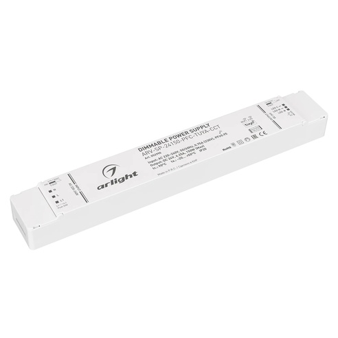 Блок питания ARV-SP-24150-PFC-TUYA-CCT (24V, 6.25A, 150W, WiFi, 2.4G) (Arlight, IP20 Пластик, 5 лет)