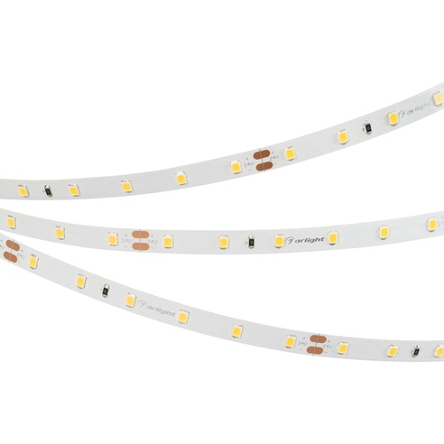 Лента светодиодная RT-A60-8mm 24V Warm2700 (7.2 W/m, IP20, 2835, 5m) (Arlight, Открытый)