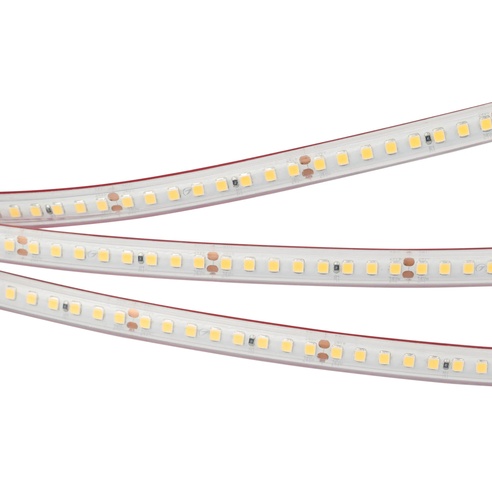 Лента светодиодная RTW 2-5000PS 24V Cool 8K 2x (2835, 160 LED/m, LUX) (Arlight, 12 Вт/м, IP67)
