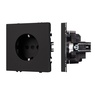 Механизм электрической розетки SCT-NOBE-MEU1-SFPL-BK (230V, 16A) (Arlight, -)