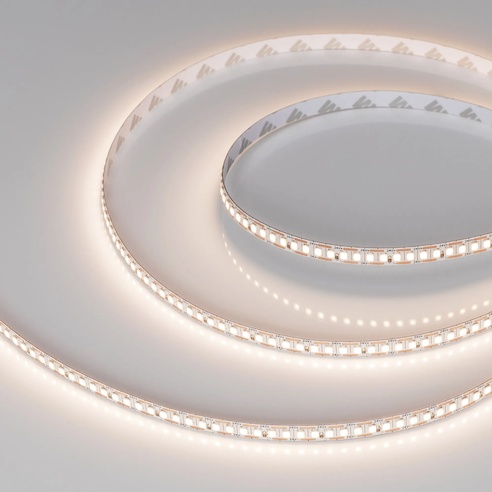 Лента светодиодная RT-A200-8mm 24V Warm3500-CX1 (16 W/m, IP20, 5m) (Arlight, резка 1 светодиод)