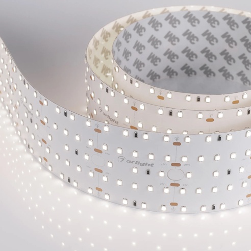 Лента светодиодная S2-2500 24V Day 4000K 59mm (2835, 420 LED/m, LUX) (Arlight, 30 Вт/м, IP20)