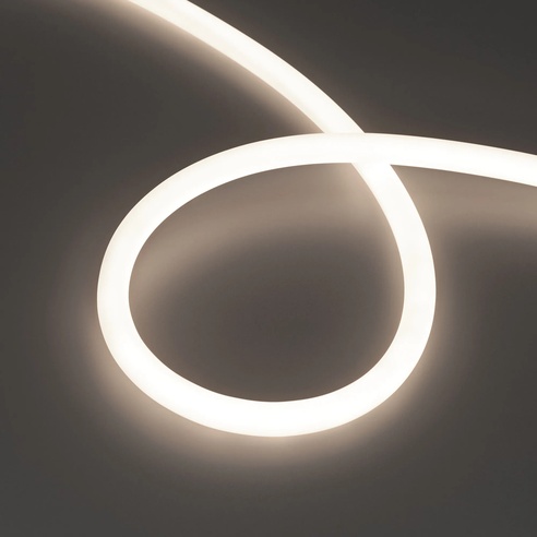 Лента светодиодная герметичная MOONLIGHT-TOP-S-M560-D13mm 48V Day4300 (13 W/m, IP65, 10m, wire x1, трос) (Arlight, Вывод прямой, 3 года)