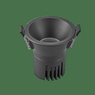Светильник MS-FLOW-BUILT-R85-12W Warm3000 (BK, 15 deg, 230V) (Arlight, IP20 Металл, 5 лет)