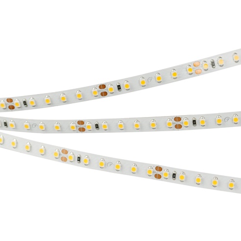 Лента светодиодная RT-A120-8mm 24V Warm2700 (9.6 W/m, IP20, 3528, 50m) (Arlight, Открытый)