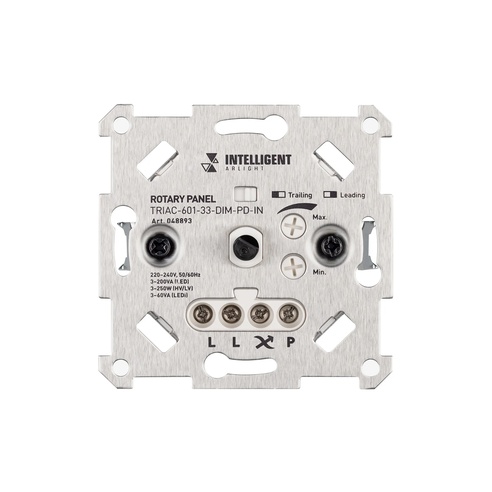 INTELLIGENT ARLIGHT Роторная панель TRIAC-601-33-DIM-PD-IN (230V, 1x1A, Механизм) (IARL, IP20 Металл, 3 года)