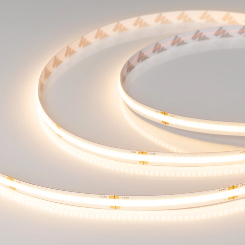 Лента светодиодная COB-X378-8mm 24V Warm2700 (11.5 W/m, IP20, CSP, 5m) (Arlight, Открытый)