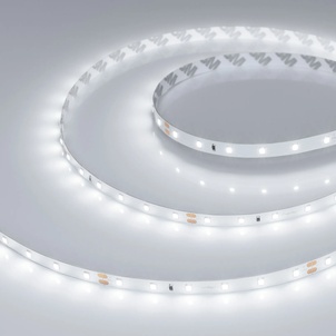 Лента светодиодная RT-A60-8mm 24V White6000 (7.2 W/m, IP20, 2835, 5m) (Arlight, Открытый)