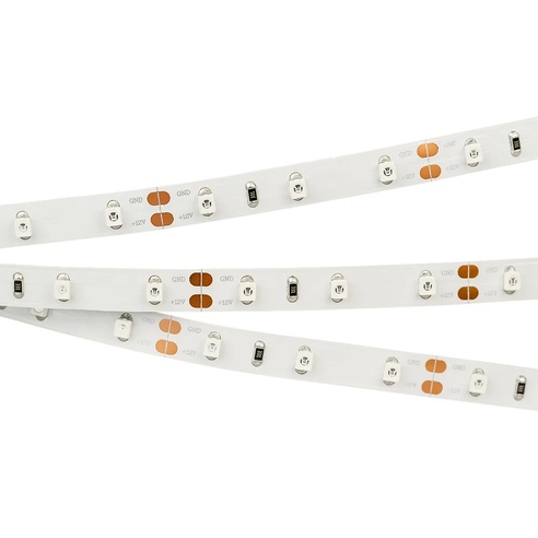 Лента светодиодная RT 2-5000 12V Red (3528, 300 LED, LUX) (Arlight, 4.8 Вт/м, IP20)
