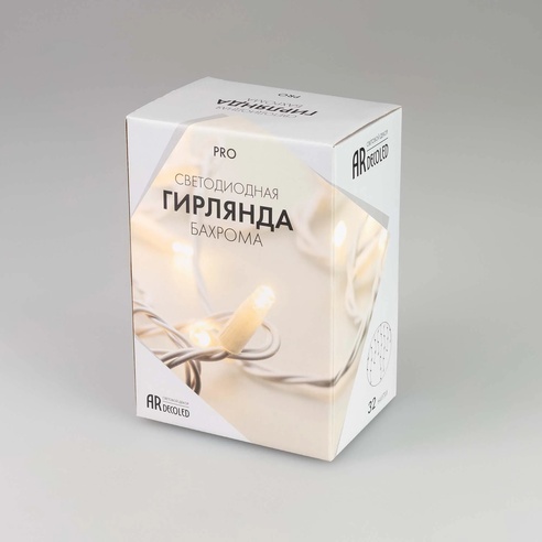 Светодиодная гирлянда ARD-EDGE-PRO-5600x900-WHITE-240LED-MILK-FLASH White (230V, 15W) (Ardecoled, IP65)