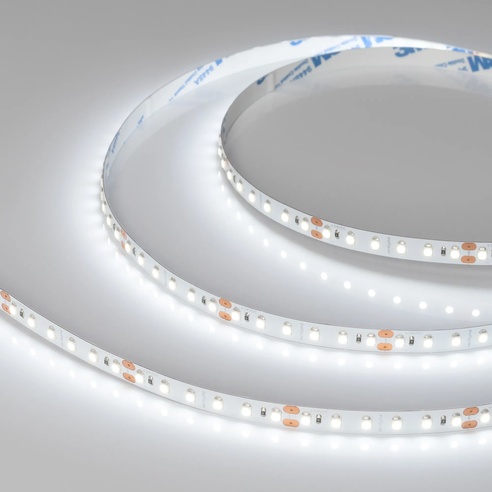 Лента светодиодная NT-A120-8mm 24V White6000 (9.6 W/m, IP20, 3528, 5m) (Arlight, Открытый)