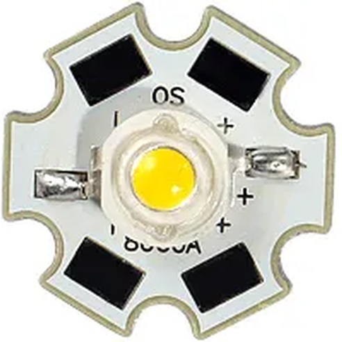 Мощный светодиод OS-Star-5W WHITE 6500K (ANR, STAR type)
