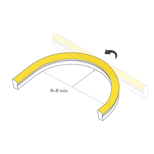 Лента герметичная HALO-SIDE-A160-10x17mm 24V White6000 (10 W/m, IP67, 5m, wire x1) (Arlight, Вывод прямой, 3 года)