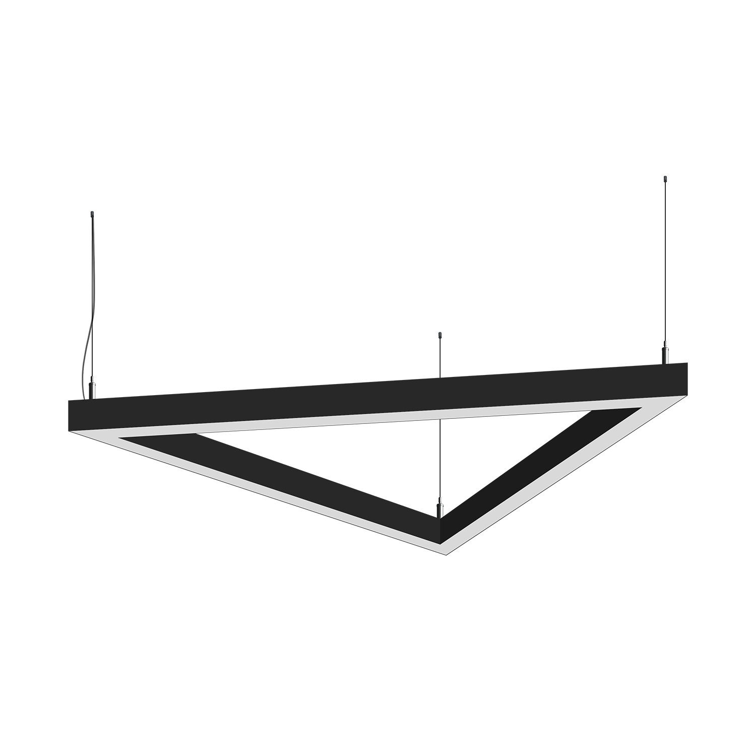 Cветодиодный фигурный светильник MS-TRIO-O Треугольник 3x500mm 30W 3000/4000/6000К