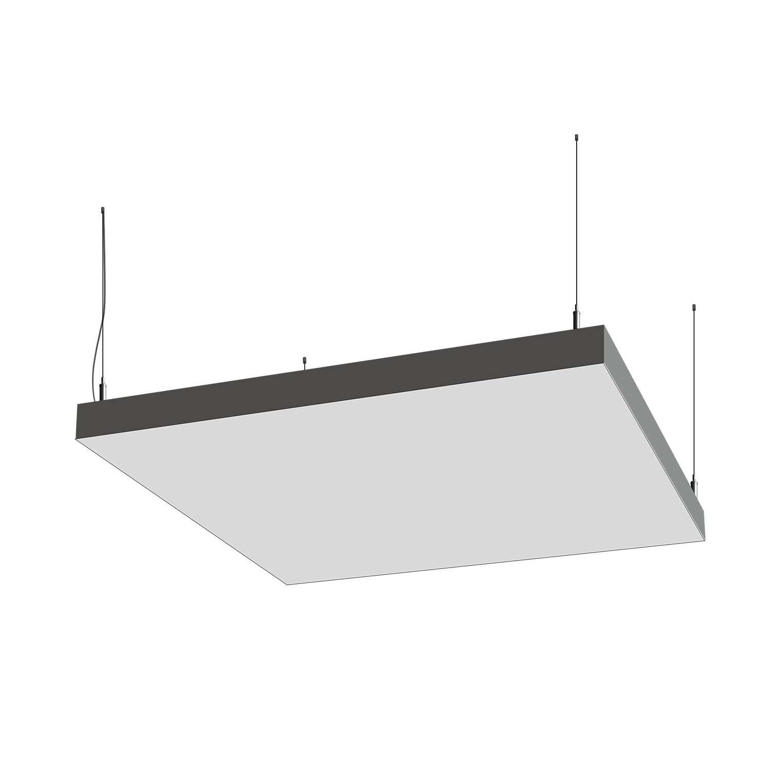 Cветодиодный фигурный светильник MS-BOX Квадрат 1500mm 300W 3000/4000/6000K