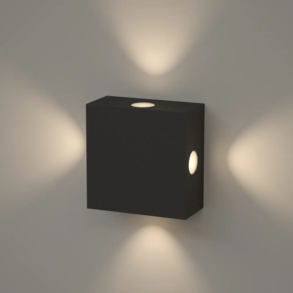 Светильник LGD-Wall-Quad-76G-8W Warm White (Arlight, IP54 Металл, 1 год)