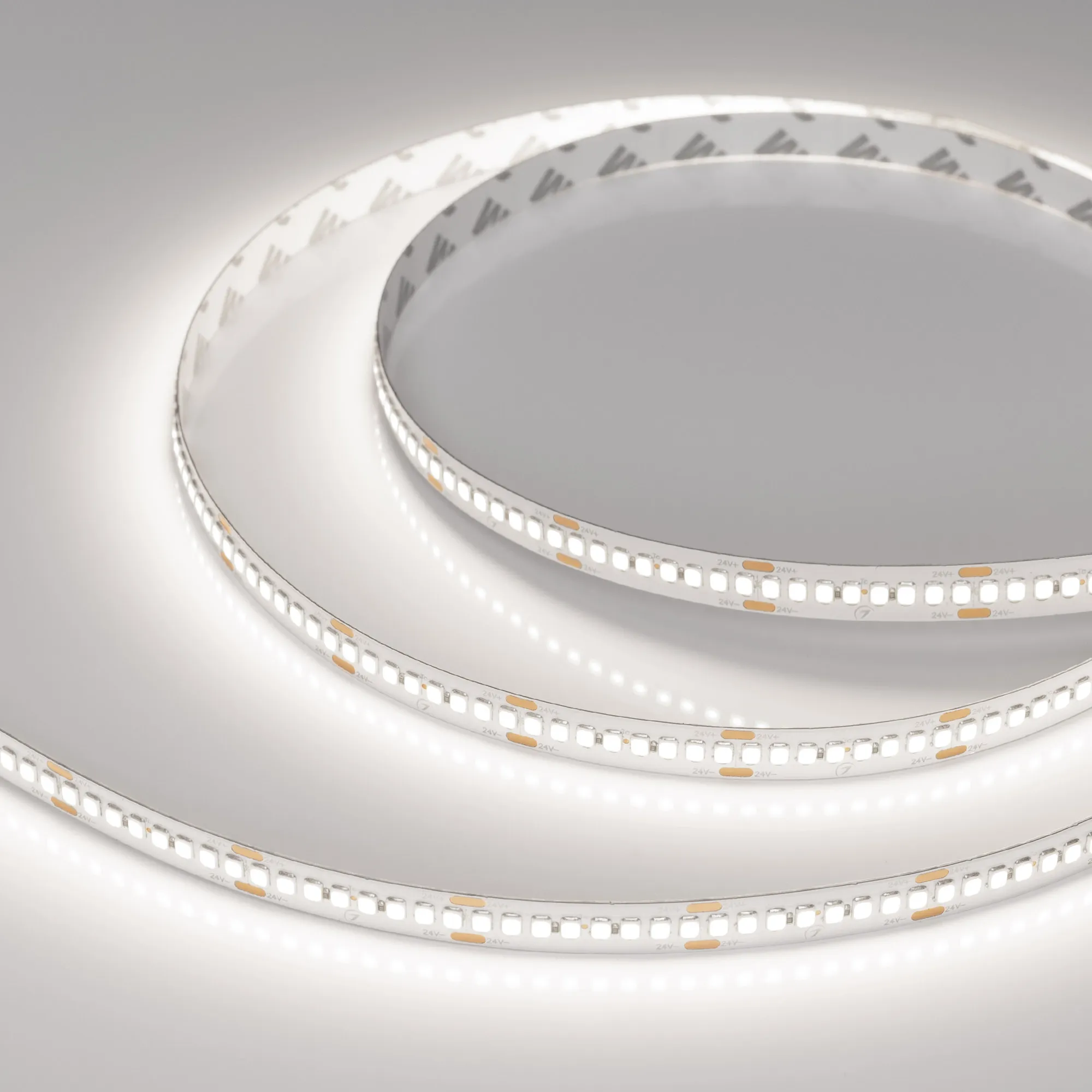 Лента светодиодная RT-A240-10mm 24V Day5000 (22 W/m, IP20, 2835, 5m) (Arlight, высок.эфф.150 лм/Вт) - изображение товара