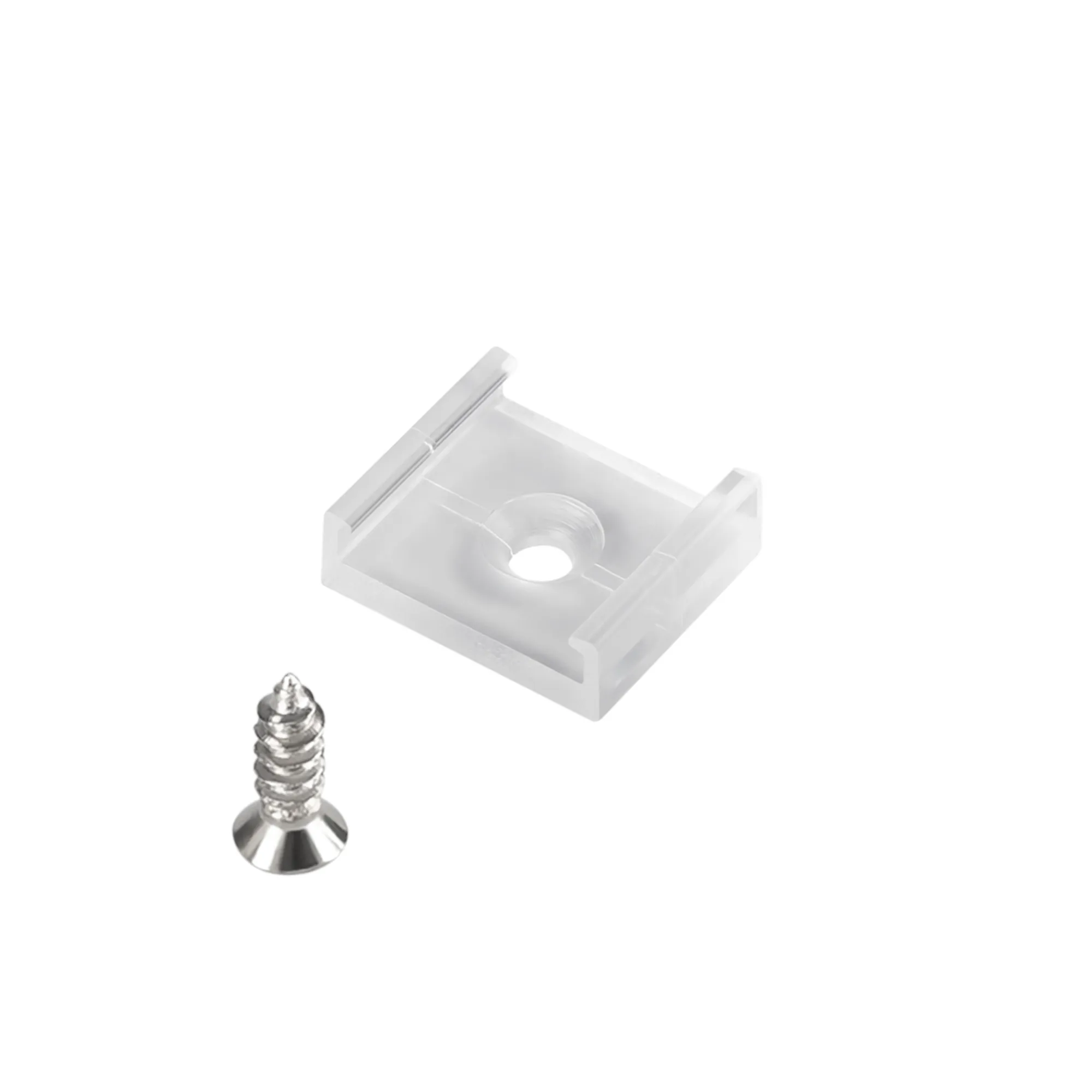 Держатель ARL-WAVE-16x15mm-CLIP-P CLEAR (Arlight, Пластик) - изображение товара