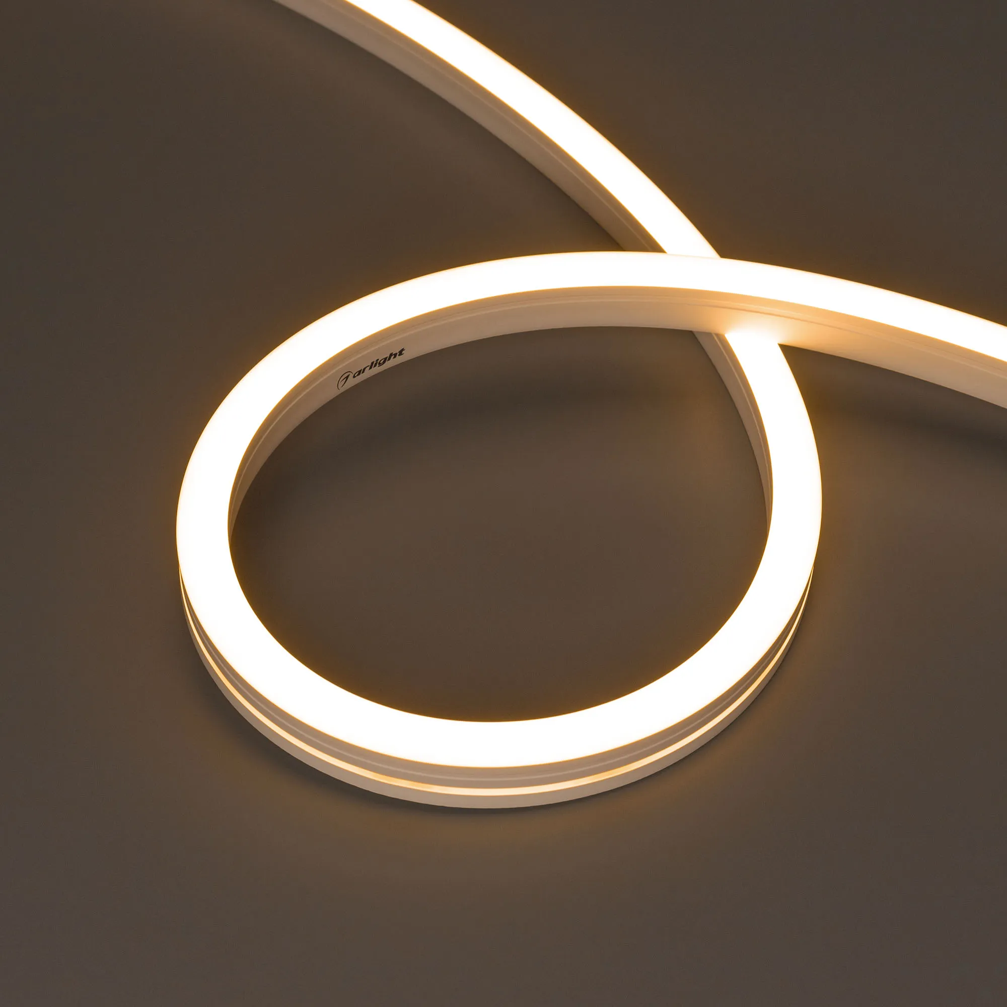 Лента светодиодная герметичная MOONLIGHT-SIDE-A140-12x17mm 24V Warm2700 (9.6 W/m, IP67, 5m, wire x2) (Arlight, Вывод боковой, 3 года) - изображение товара