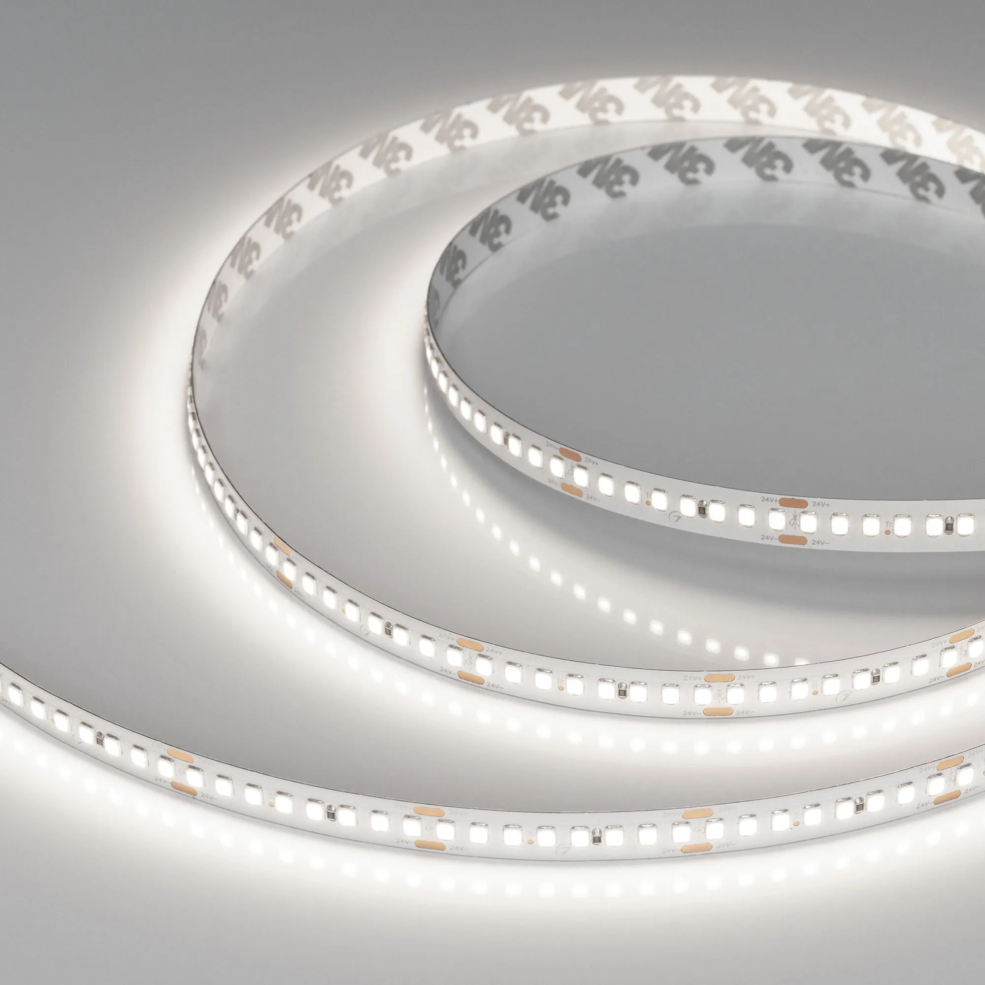 Лента светодиодная RT-A192-10mm 24V Day5000 (17.6 W/m, IP20, 2835, 5m) (Arlight, высок.эфф.150 лм/Вт) - изображение товара