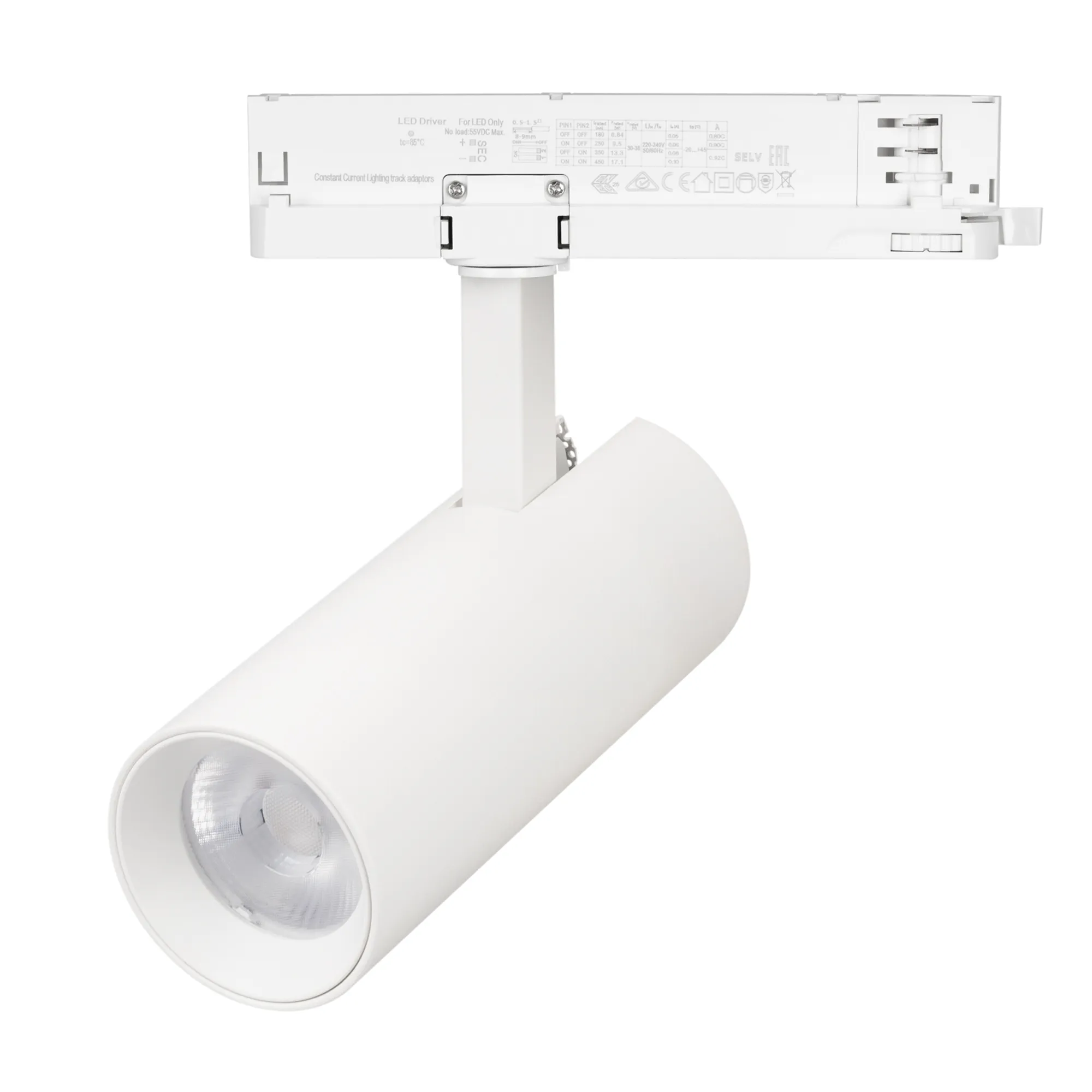 Светильник LGD-GERA-4TR-R55-10W Warm3000 (WH, 55 deg, 230V, DALI) (Arlight, IP20 Металл, 5 лет)