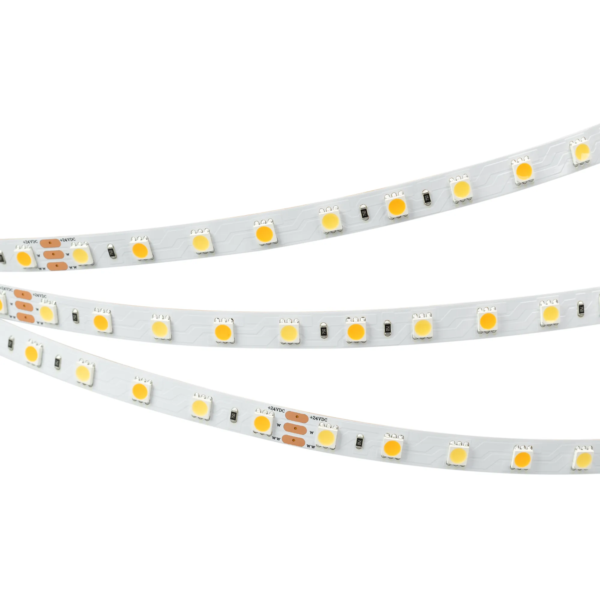 Лента RT-B60-10mm 24V White-MIX (14.4 W/m, IP20, 5m) (Arlight, Изменяемая ЦТ) - изображение товара