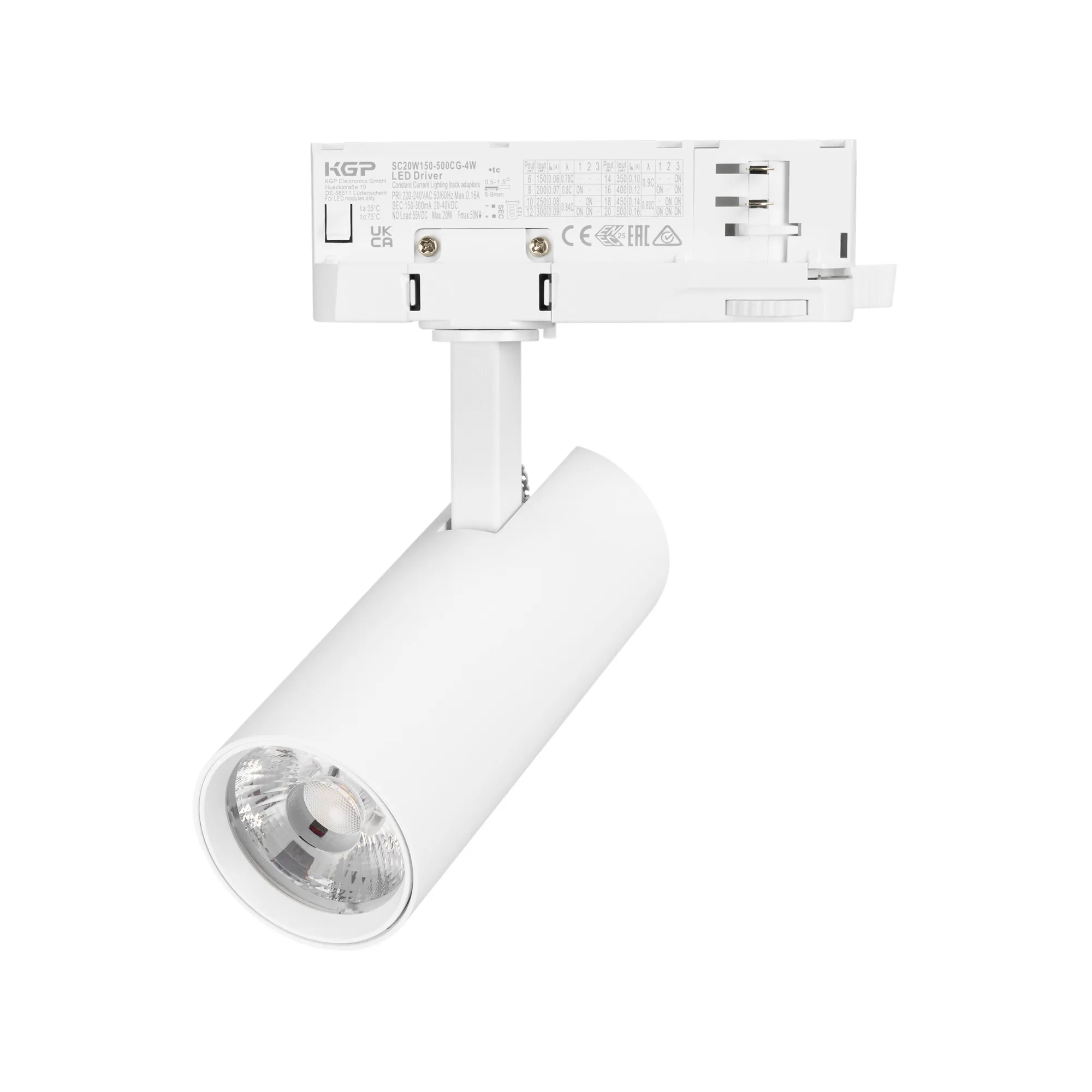 Светильник LGD-GERA-4TR-R55-10W Warm3000 (WH, 24 deg, 230V) (Arlight, IP20 Металл, 5 лет) - изображение товара