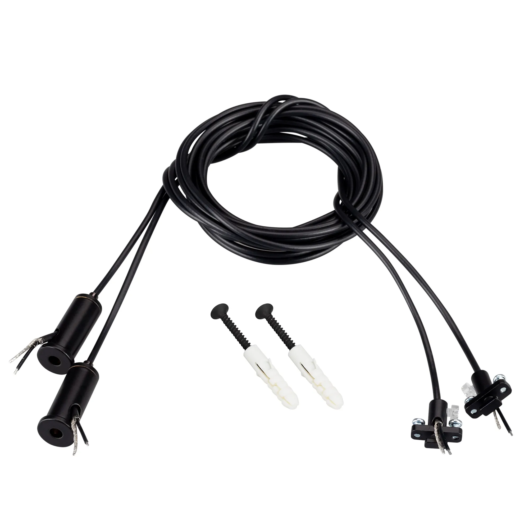 Подвес токопроводящий ARL-SL-LINE 2x2m Set BLACK (Arlight, провод 2x0.5) - изображение товара