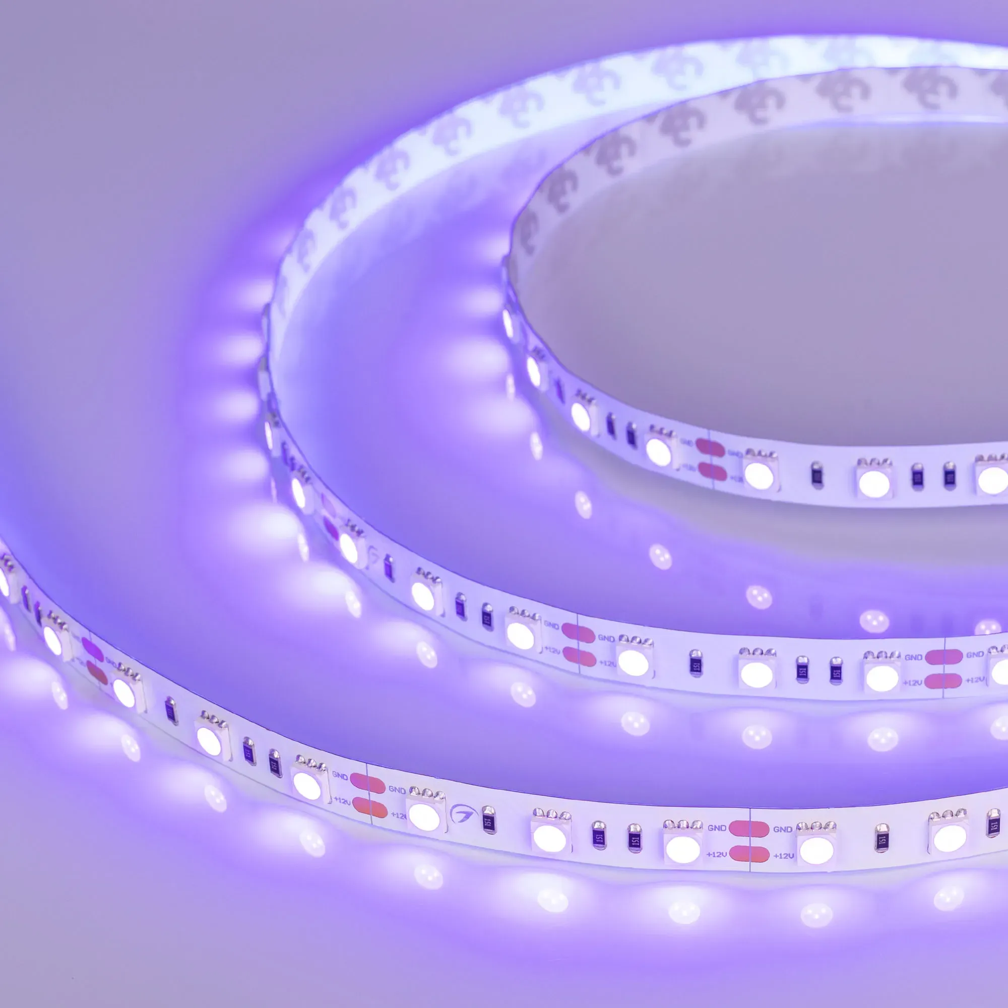 Лента светодиодная RT-B60-10mm 12V UV400 (14.4 W/m, IP20, 5060, 5m) (Arlight, Открытый)