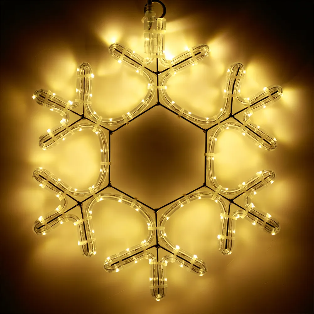 Фигура ARD-SNOWFLAKE-M7-450x375-108LED Warm (230V, 6.5W) (Ardecoled, IP65) - изображение товара