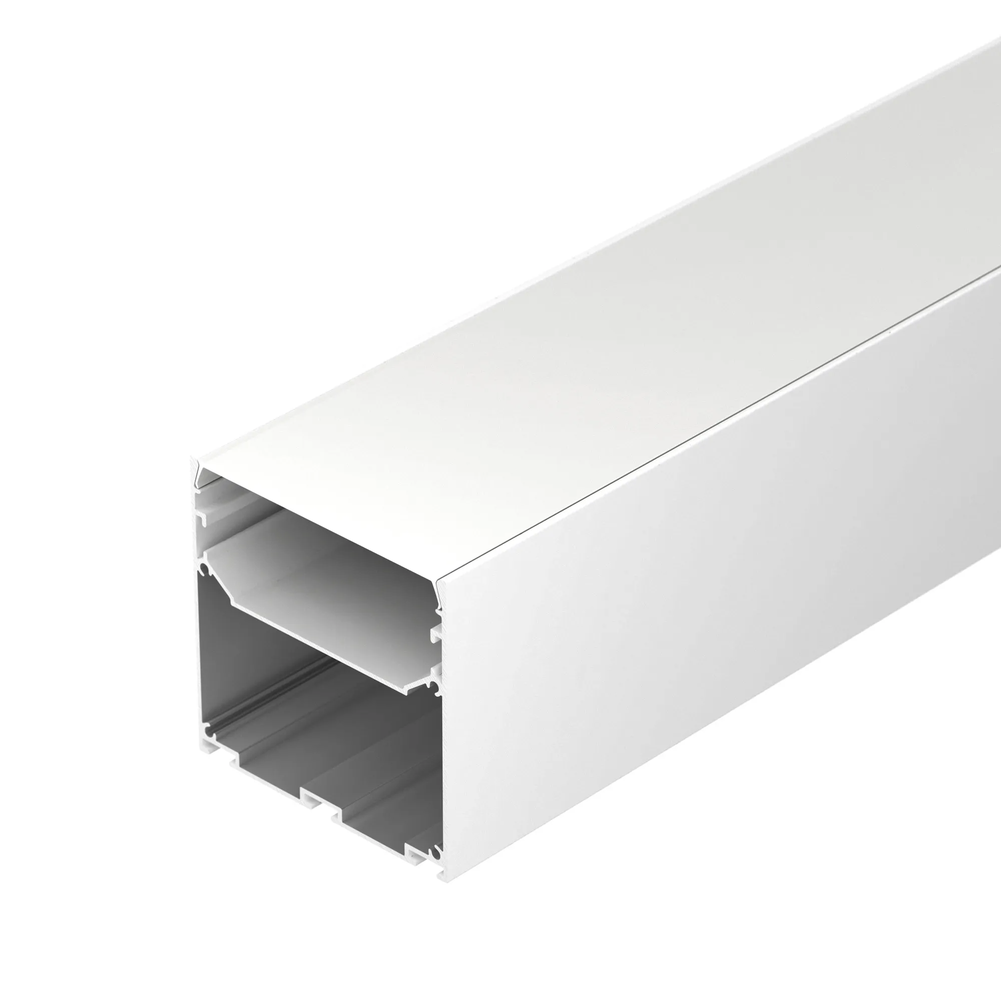 Профиль LINE-S-7575-3000 WHITE (Arlight, Алюминий) - изображение товара