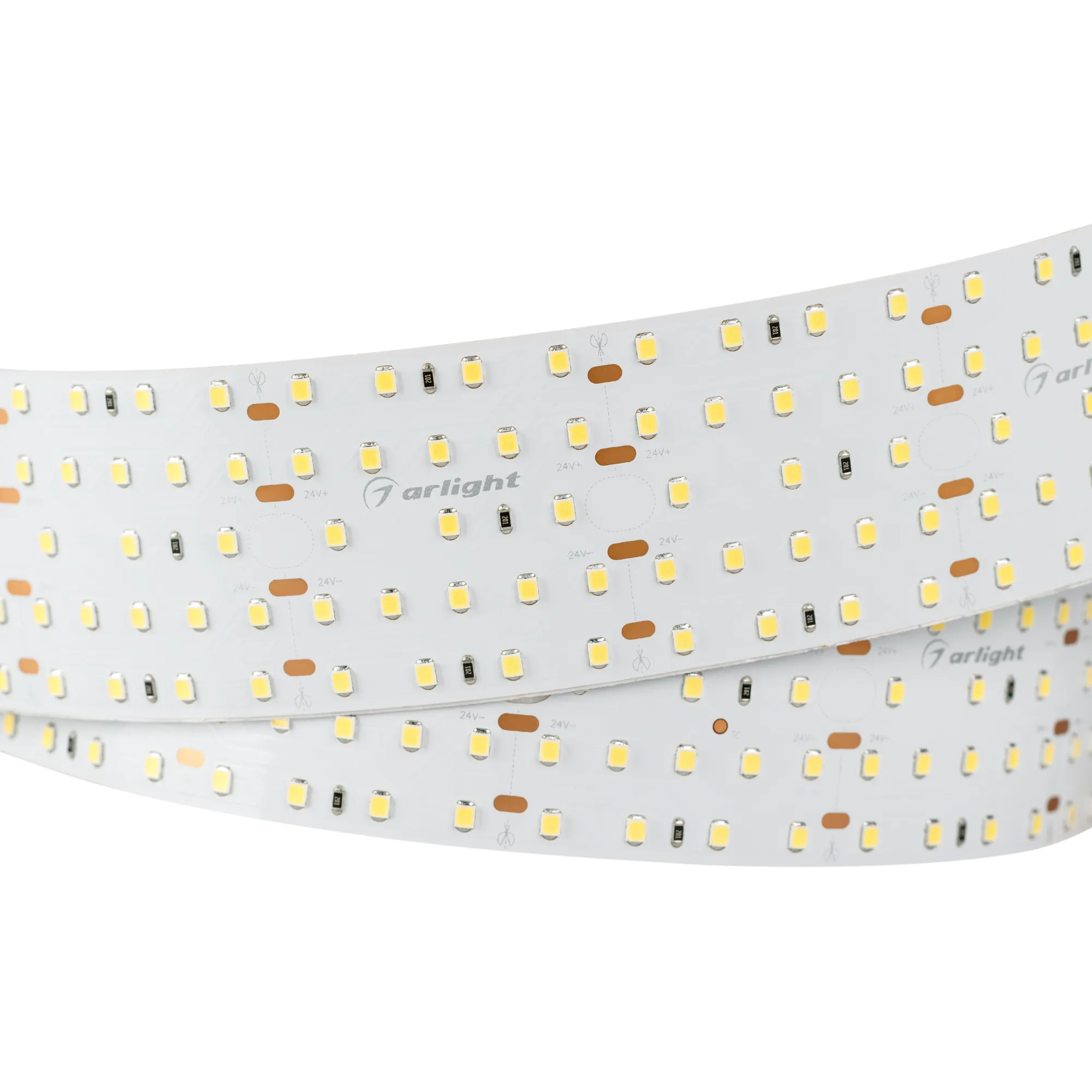 Лента светодиодная S2-2500 24V Day 4000K 52mm (2835, 420 LED/m, LUX) (Arlight, 30 Вт/м, IP20)