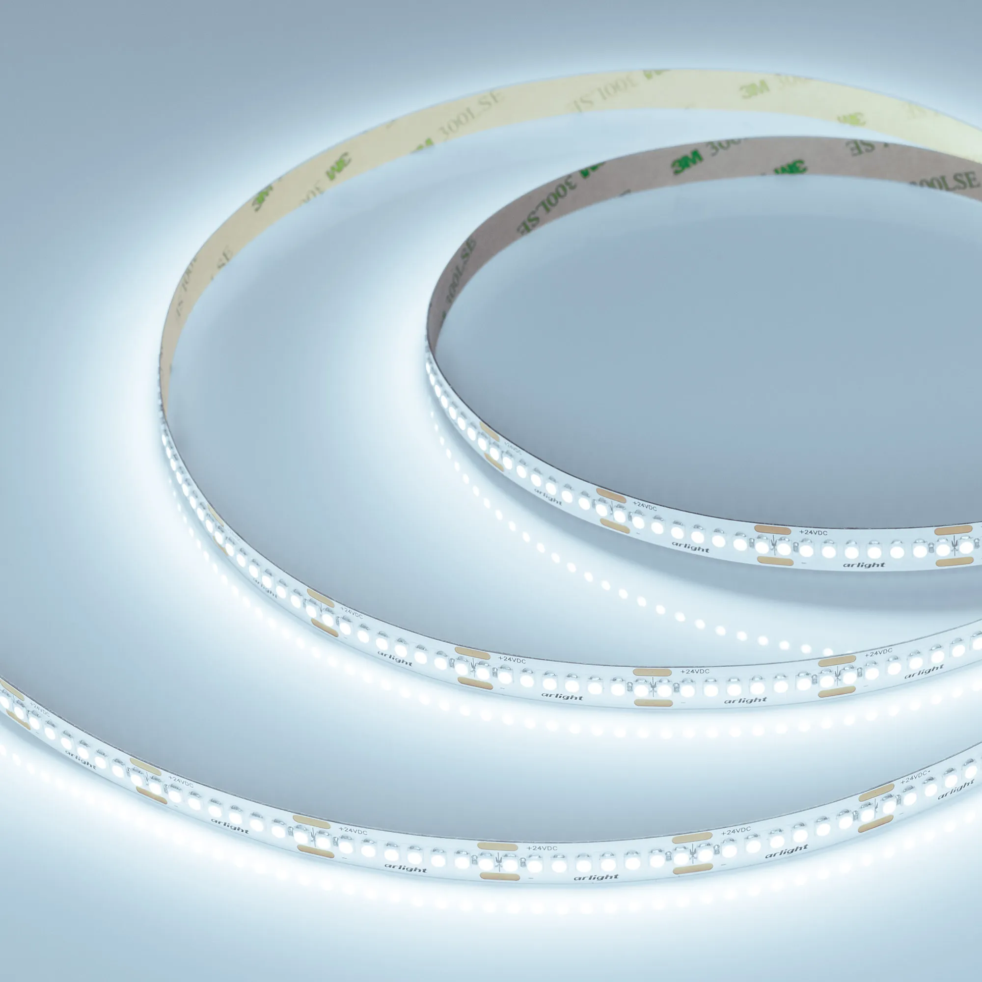 Лента UL-A240-10mm 24V Cool 8K (19 W/m, IP20, 5m) (Arlight, 7 лет)