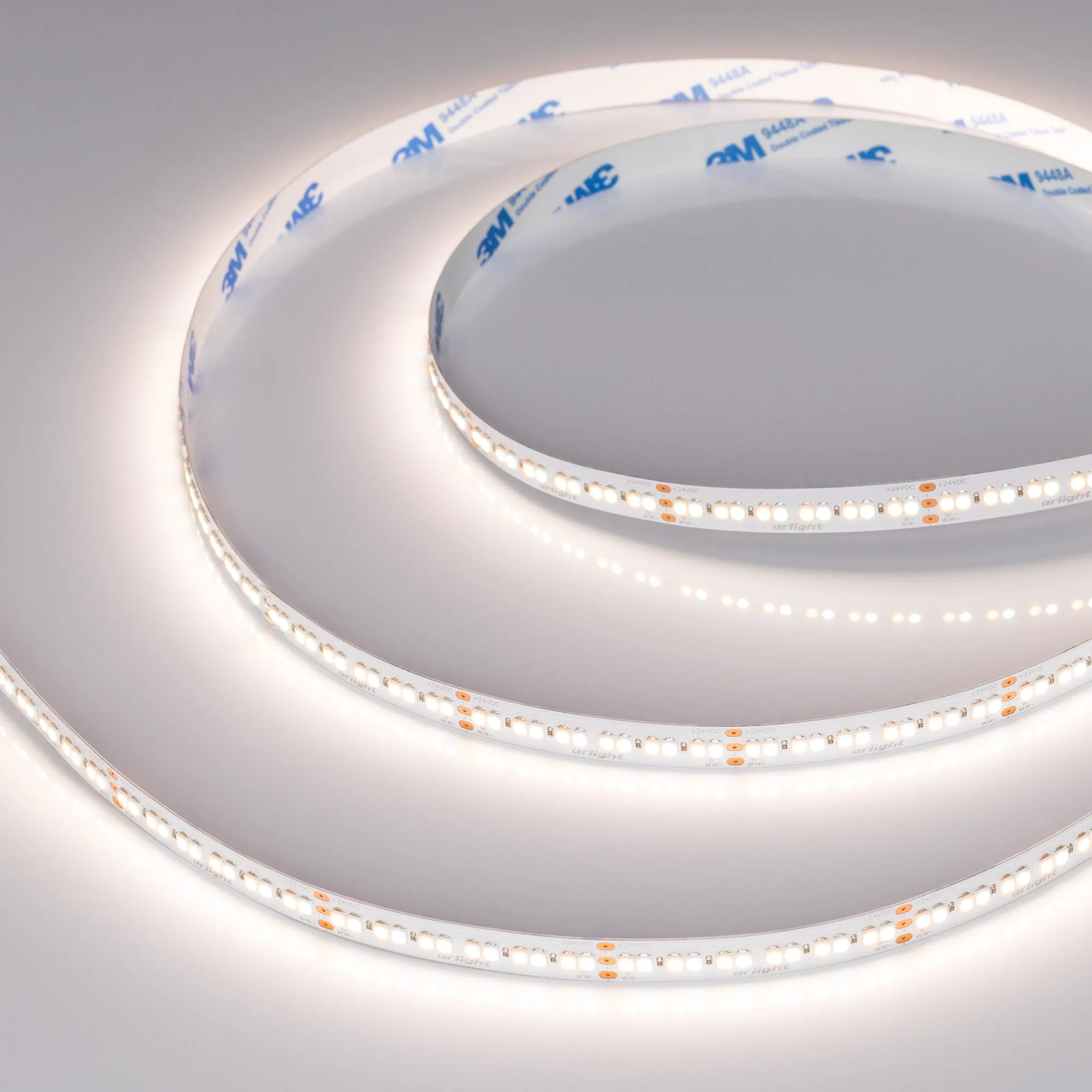 Лента светодиодная RT-A240-10mm 24V White-MIX (19.2 W/m, IP20, 3528, 5m) (Arlight, Изменяемая ЦТ) - изображение товара
