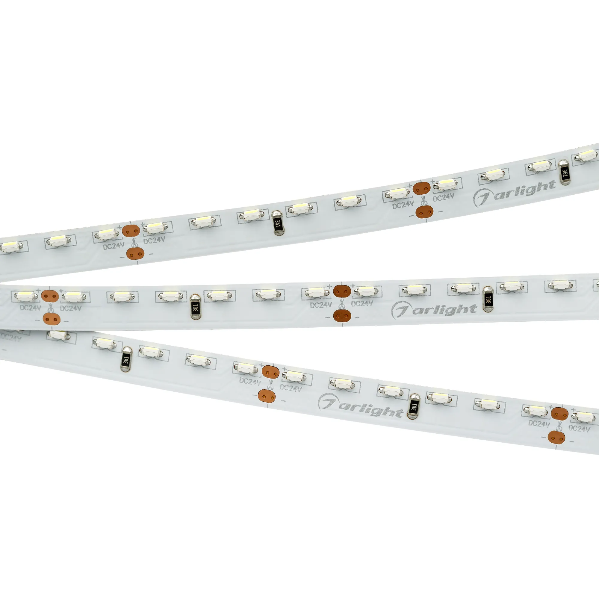 Лента светодиодная RS 2-5000 24V Day4000 2x (3014, 120 LED/m, LUX) (Arlight, 9.6 Вт/м, IP20)