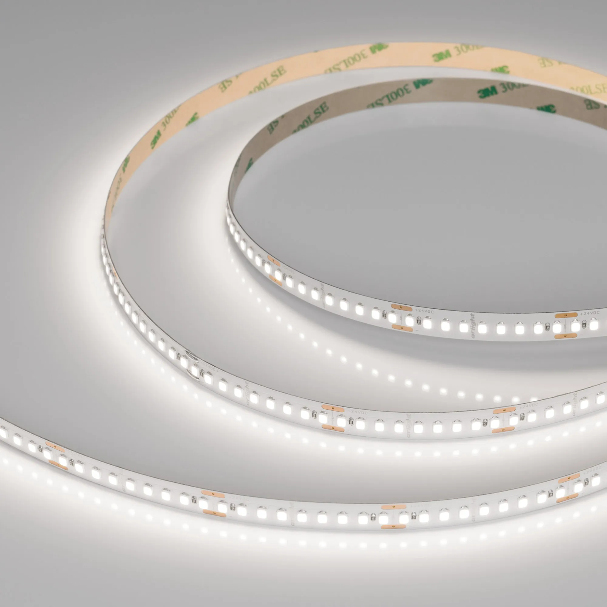Лента светодиодная UL-A180-10mm 24V Day5000 (12 W/m, IP20, 5m) (Arlight, высок.эфф.180 лм/Вт) - изображение товара