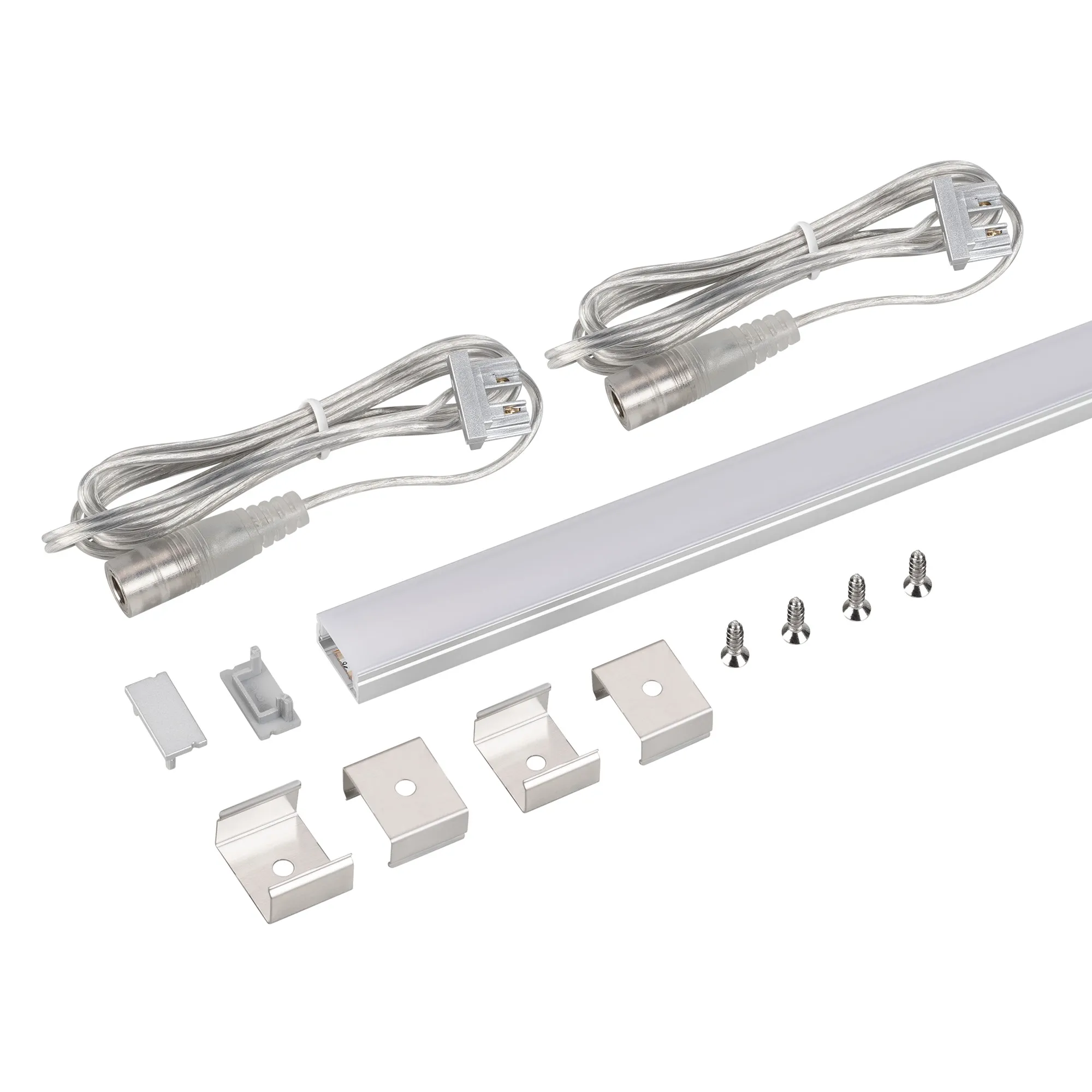 Набор для светодиодной подсветки ARL-KIT-SLIM-FC 24V Warm3000 (14,4 W/m, IP20, 2m) (Arlight, Алюминий+пластик) - изображение товара