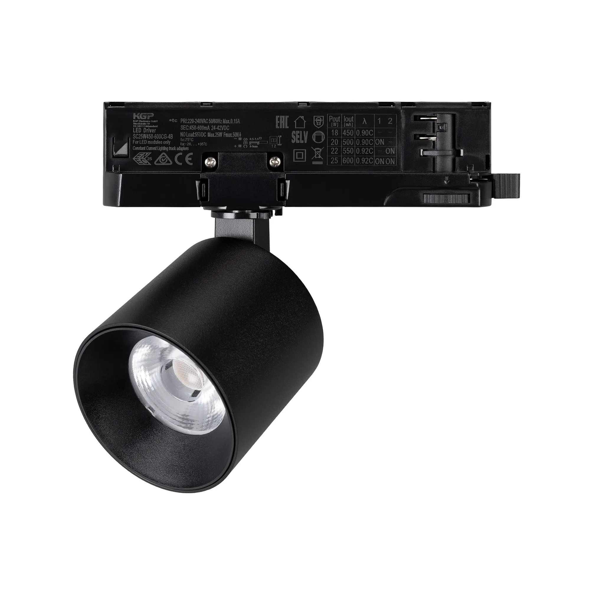 Светильник LGD-DYKE-4TR-R75-16W Warm3000 (BK, 20 deg, 230V, DALI) (Arlight, IP20 Металл, 5 лет)