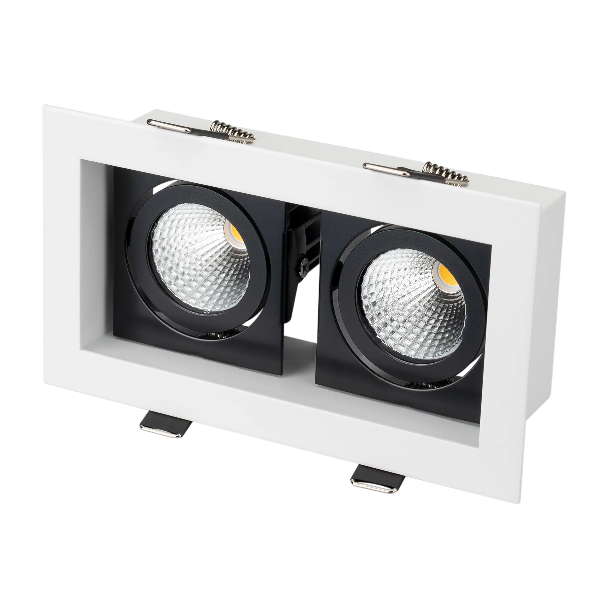 Светильник CL-KARDAN-S180x102-2x9W Day (WH-BK, 38 deg) (Arlight, IP20 Металл, 3 года) - изображение товара
