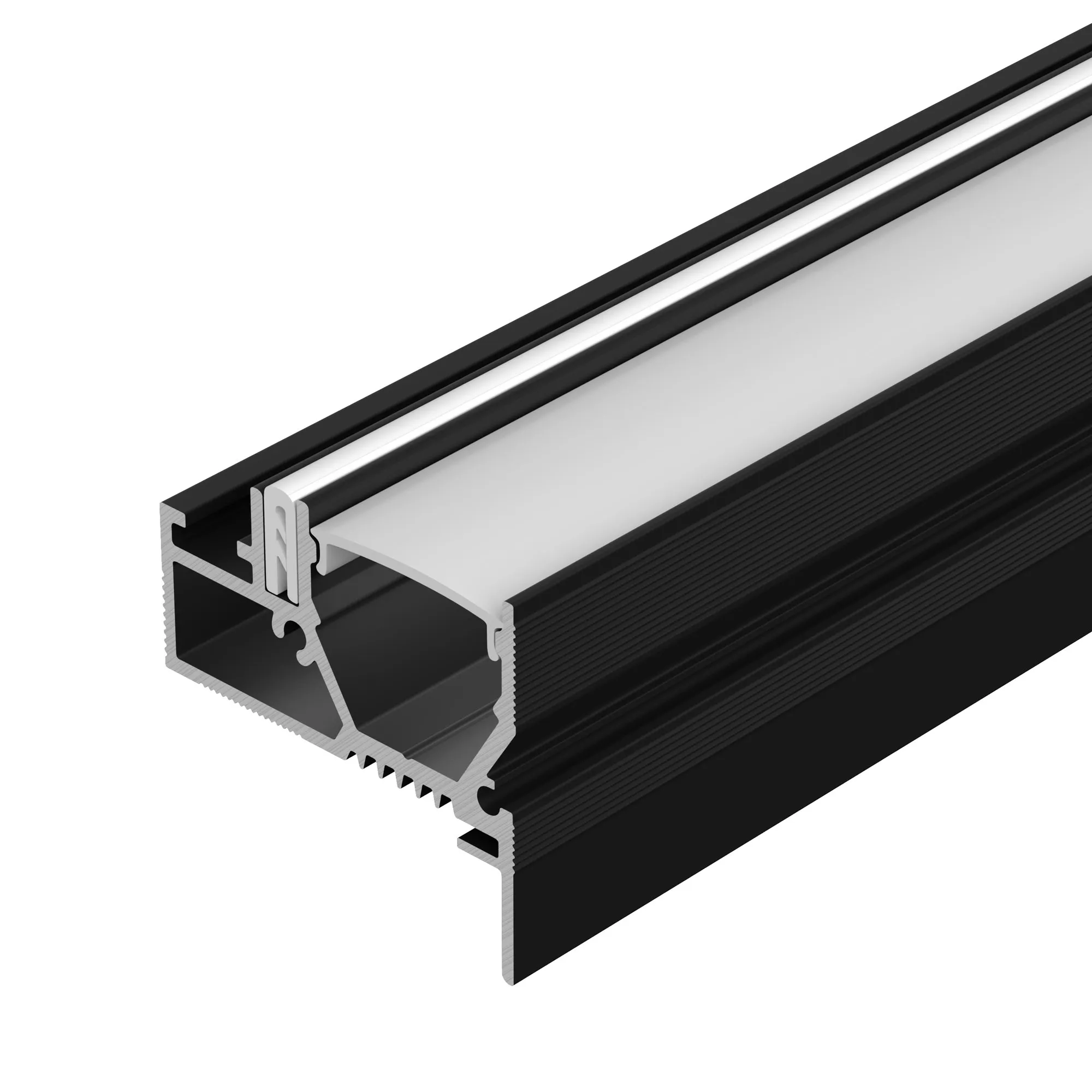 Профиль STRETCH-20-WALL-D-SIDE-2000 BLACK (Arlight, Алюминий) - изображение товара