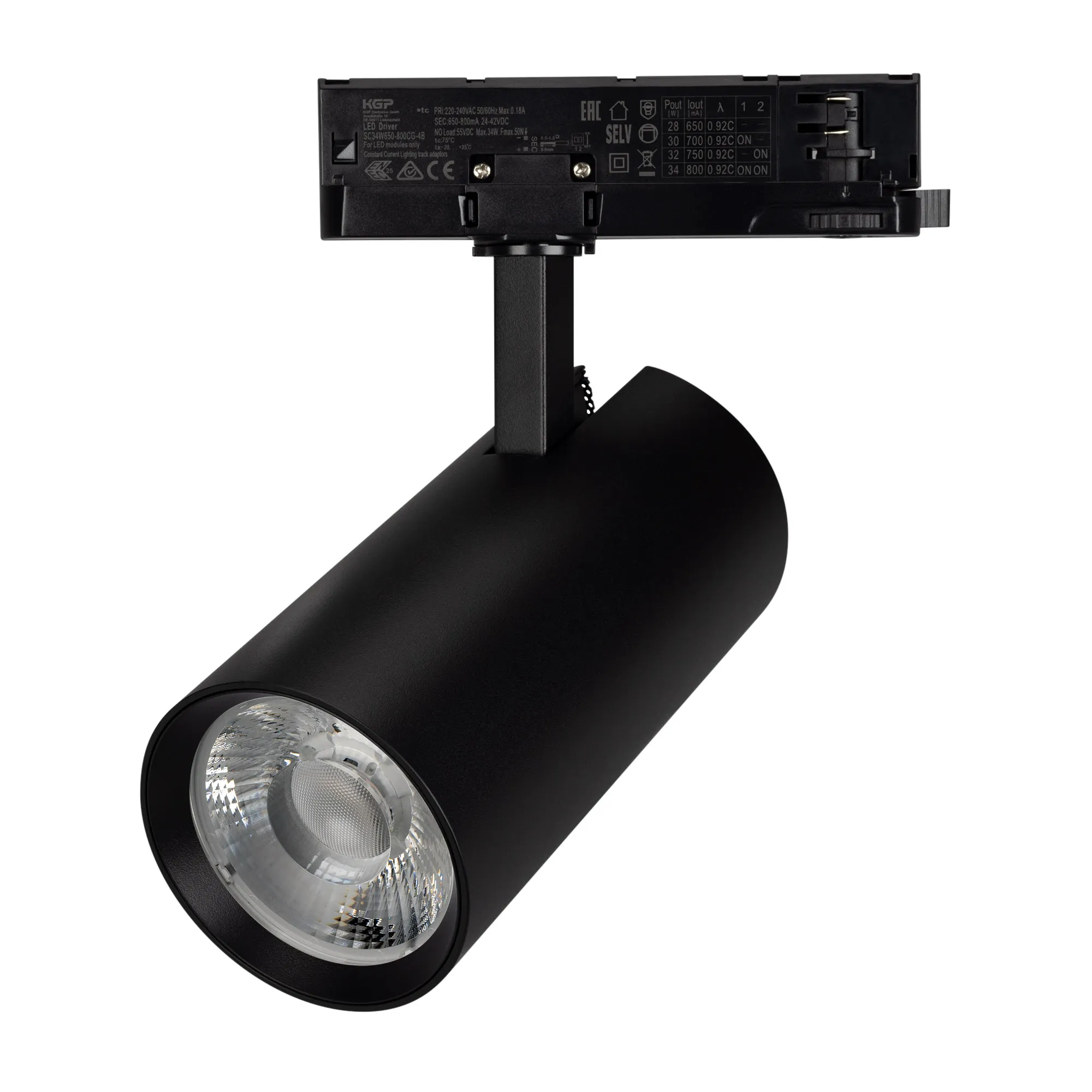 Светильник LGD-GERA-4TR-R90-30W Day4000 (BK, 24 deg, 230V) (Arlight, IP20 Металл, 5 лет) - изображение товара