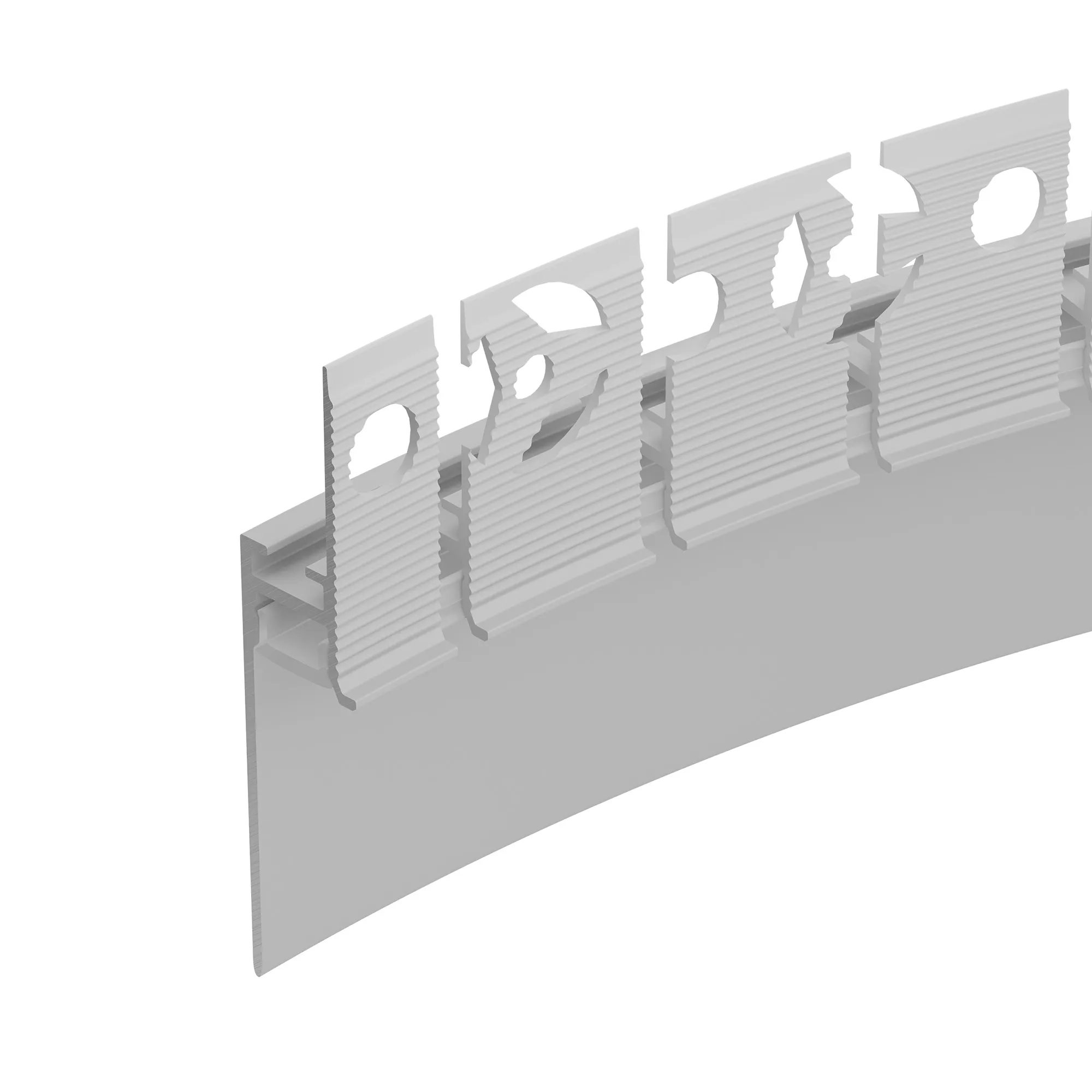 Профиль PLINTUS-FANTOM-BENT-H35-SIDE-2000 WHITE (Arlight, Алюминий) - изображение товара