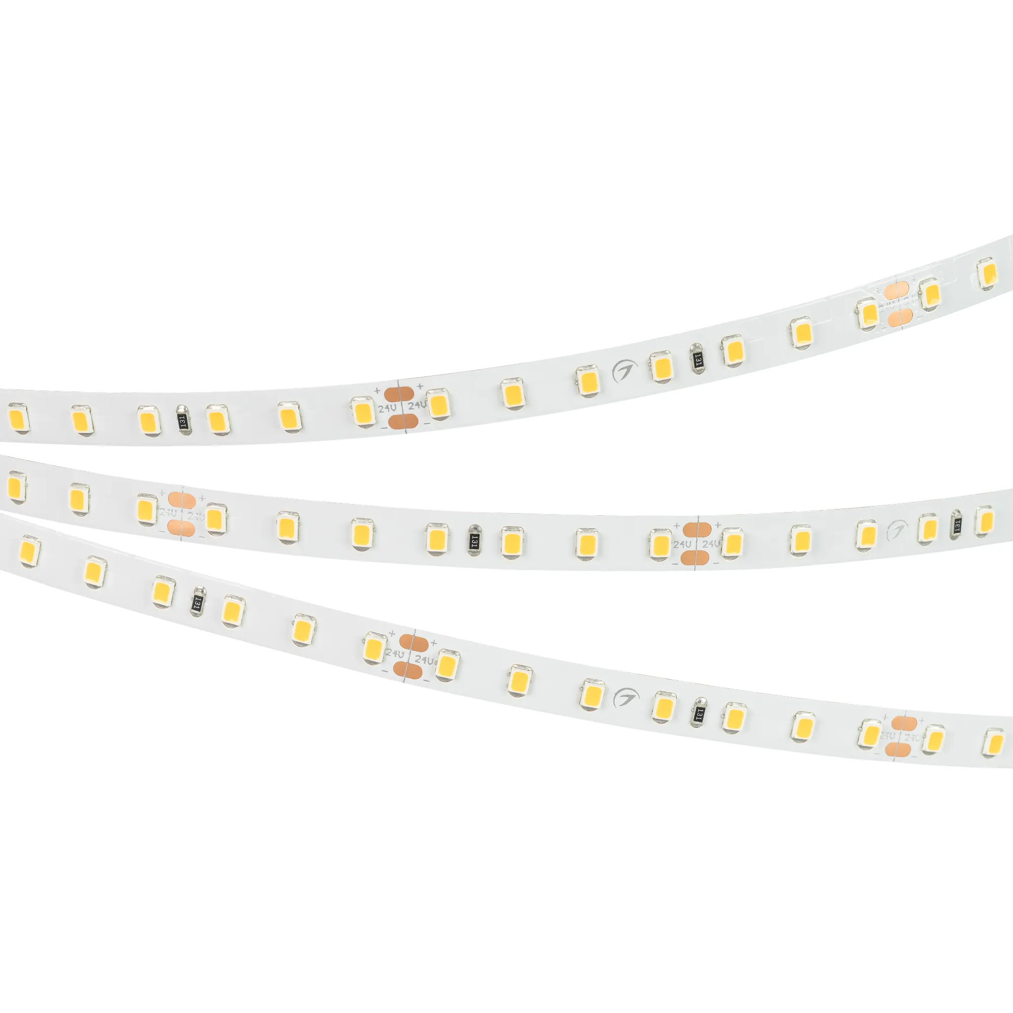 Лента светодиодная RT 2-5000 24V Warm2700 1.6x (2835, 490 LED, PRO) (Arlight, 10 Вт/м, IP20)